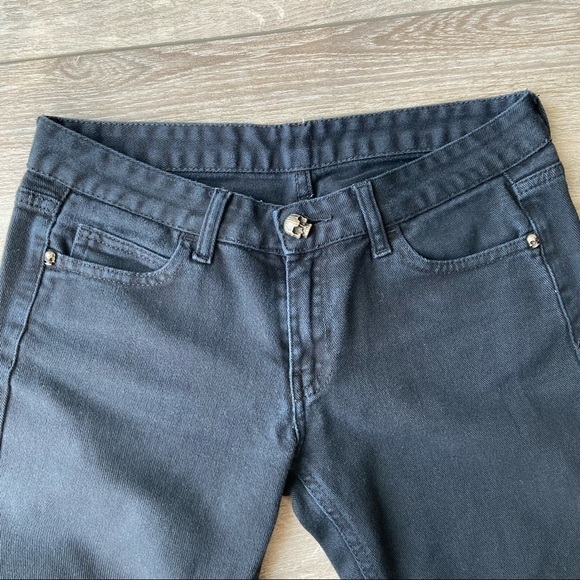 Lord Richards Skull Rivet Slim  Fit Stretch Jeans - Picture 12 of 13